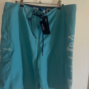 Salt Life Men’s Teal Blue Board Shorts